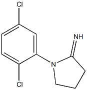 1-(2,5-dichlorophenyl)pyrrolidin-2-imine 化学構造式