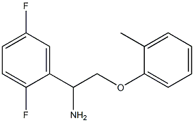 1-(2,5-difluorophenyl)-2-(2-methylphenoxy)ethanamine Structure