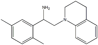 1-(2,5-dimethylphenyl)-2-(1,2,3,4-tetrahydroquinolin-1-yl)ethan-1-amine|