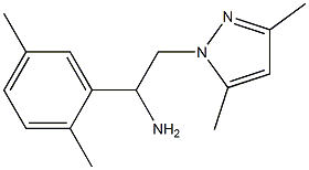 1-(2,5-dimethylphenyl)-2-(3,5-dimethyl-1H-pyrazol-1-yl)ethanamine