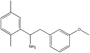 1-(2,5-dimethylphenyl)-2-(3-methoxyphenyl)ethan-1-amine