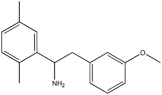 1-(2,5-dimethylphenyl)-2-(3-methoxyphenyl)ethan-1-amine|