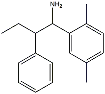 1-(2,5-dimethylphenyl)-2-phenylbutan-1-amine Struktur