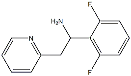 1-(2,6-difluorophenyl)-2-(pyridin-2-yl)ethan-1-amine 结构式