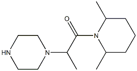 1-(2,6-dimethylpiperidin-1-yl)-2-(piperazin-1-yl)propan-1-one|