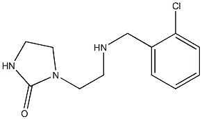 1-(2-{[(2-chlorophenyl)methyl]amino}ethyl)imidazolidin-2-one Structure