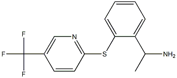 1-(2-{[5-(trifluoromethyl)pyridin-2-yl]sulfanyl}phenyl)ethan-1-amine