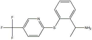 1-(2-{[5-(trifluoromethyl)pyridin-2-yl]sulfanyl}phenyl)ethan-1-amine|