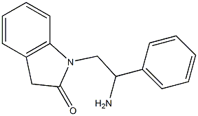 1-(2-amino-2-phenylethyl)-2,3-dihydro-1H-indol-2-one,,结构式