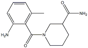 1-(2-amino-6-methylbenzoyl)piperidine-3-carboxamide 结构式