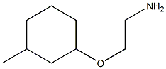 1-(2-aminoethoxy)-3-methylcyclohexane Structure