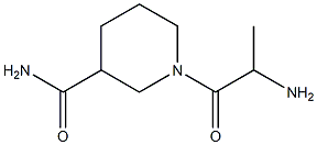 1-(2-aminopropanoyl)piperidine-3-carboxamide Structure