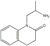 1-(2-aminopropyl)-3,4-dihydroquinolin-2(1H)-one Struktur