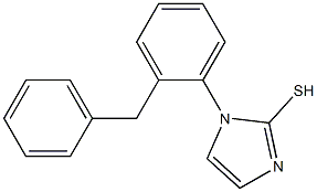 1-(2-benzylphenyl)-1H-imidazole-2-thiol Struktur