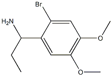  1-(2-bromo-4,5-dimethoxyphenyl)propan-1-amine