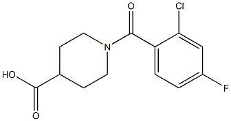  1-(2-chloro-4-fluorobenzoyl)piperidine-4-carboxylic acid