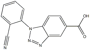  1-(2-cyanophenyl)-1H-1,2,3-benzotriazole-5-carboxylic acid