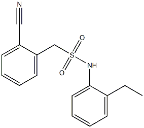 1-(2-cyanophenyl)-N-(2-ethylphenyl)methanesulfonamide