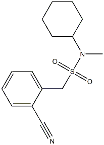 1-(2-cyanophenyl)-N-cyclohexyl-N-methylmethanesulfonamide|