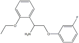 1-(2-ethoxyphenyl)-2-(3-fluorophenoxy)ethanamine,,结构式