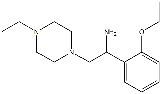 1-(2-ethoxyphenyl)-2-(4-ethylpiperazin-1-yl)ethanamine,,结构式