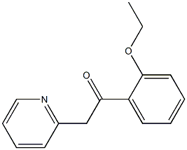 1-(2-ethoxyphenyl)-2-(pyridin-2-yl)ethan-1-one 结构式