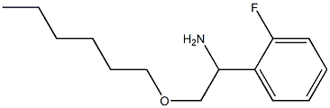 1-(2-fluorophenyl)-2-(hexyloxy)ethan-1-amine