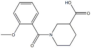 1-(2-methoxybenzoyl)piperidine-3-carboxylic acid