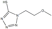 1-(2-methoxyethyl)-1H-1,2,3,4-tetrazole-5-thiol Struktur