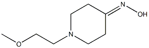  1-(2-methoxyethyl)piperidin-4-one oxime