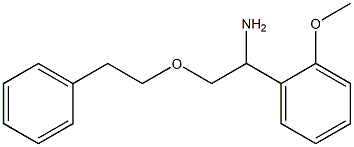 1-(2-methoxyphenyl)-2-(2-phenylethoxy)ethan-1-amine,,结构式