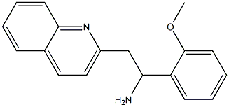 1-(2-methoxyphenyl)-2-(quinolin-2-yl)ethan-1-amine Struktur
