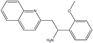 1-(2-methoxyphenyl)-2-(quinolin-2-yl)ethan-1-amine,,结构式