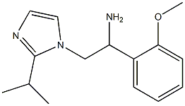 1-(2-methoxyphenyl)-2-[2-(propan-2-yl)-1H-imidazol-1-yl]ethan-1-amine Structure