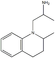 1-(2-methyl-1,2,3,4-tetrahydroquinolin-1-yl)propan-2-amine Struktur
