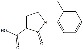 1-(2-methylphenyl)-2-oxopyrrolidine-3-carboxylic acid|