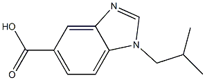 1-(2-methylpropyl)-1H-1,3-benzodiazole-5-carboxylic acid