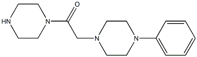 1-(2-oxo-2-piperazin-1-ylethyl)-4-phenylpiperazine