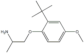 1-(2-tert-butyl-4-methoxyphenoxy)propan-2-amine