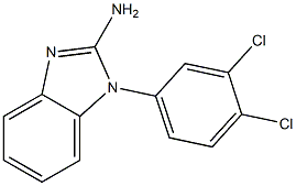 1-(3,4-dichlorophenyl)-1H-1,3-benzodiazol-2-amine Structure