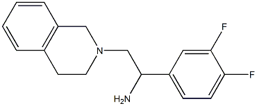 1-(3,4-difluorophenyl)-2-(3,4-dihydroisoquinolin-2(1H)-yl)ethanamine Structure