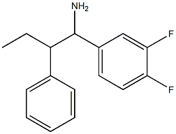 1-(3,4-difluorophenyl)-2-phenylbutan-1-amine Structure