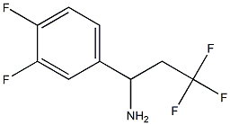 1-(3,4-difluorophenyl)-3,3,3-trifluoropropan-1-amine