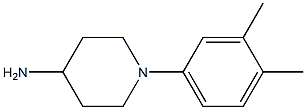 1-(3,4-dimethylphenyl)piperidin-4-amine Structure