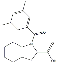 1-(3,5-dimethylbenzoyl)octahydro-1H-indole-2-carboxylic acid