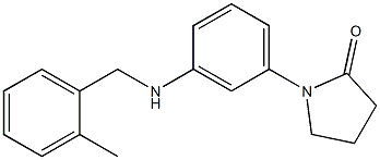 1-(3-{[(2-methylphenyl)methyl]amino}phenyl)pyrrolidin-2-one