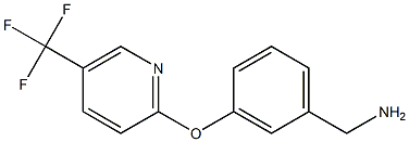 1-(3-{[5-(trifluoromethyl)pyridin-2-yl]oxy}phenyl)methanamine|