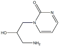 1-(3-amino-2-hydroxypropyl)pyrimidin-2(1H)-one Structure