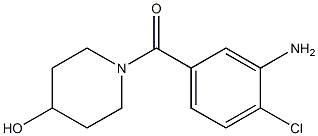 1-(3-amino-4-chlorobenzoyl)piperidin-4-ol Structure