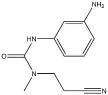 1-(3-aminophenyl)-3-(2-cyanoethyl)-3-methylurea